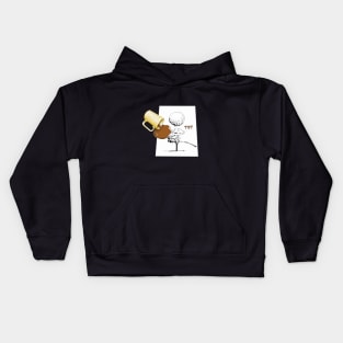 Spilled Coffee on Drawing [Architecture] Kids Hoodie